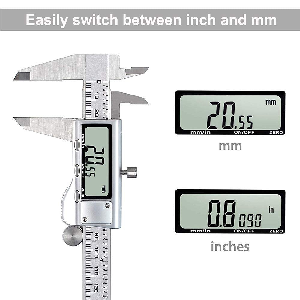 Electronic Micrometer Caliper Inch Millimeter Conversion