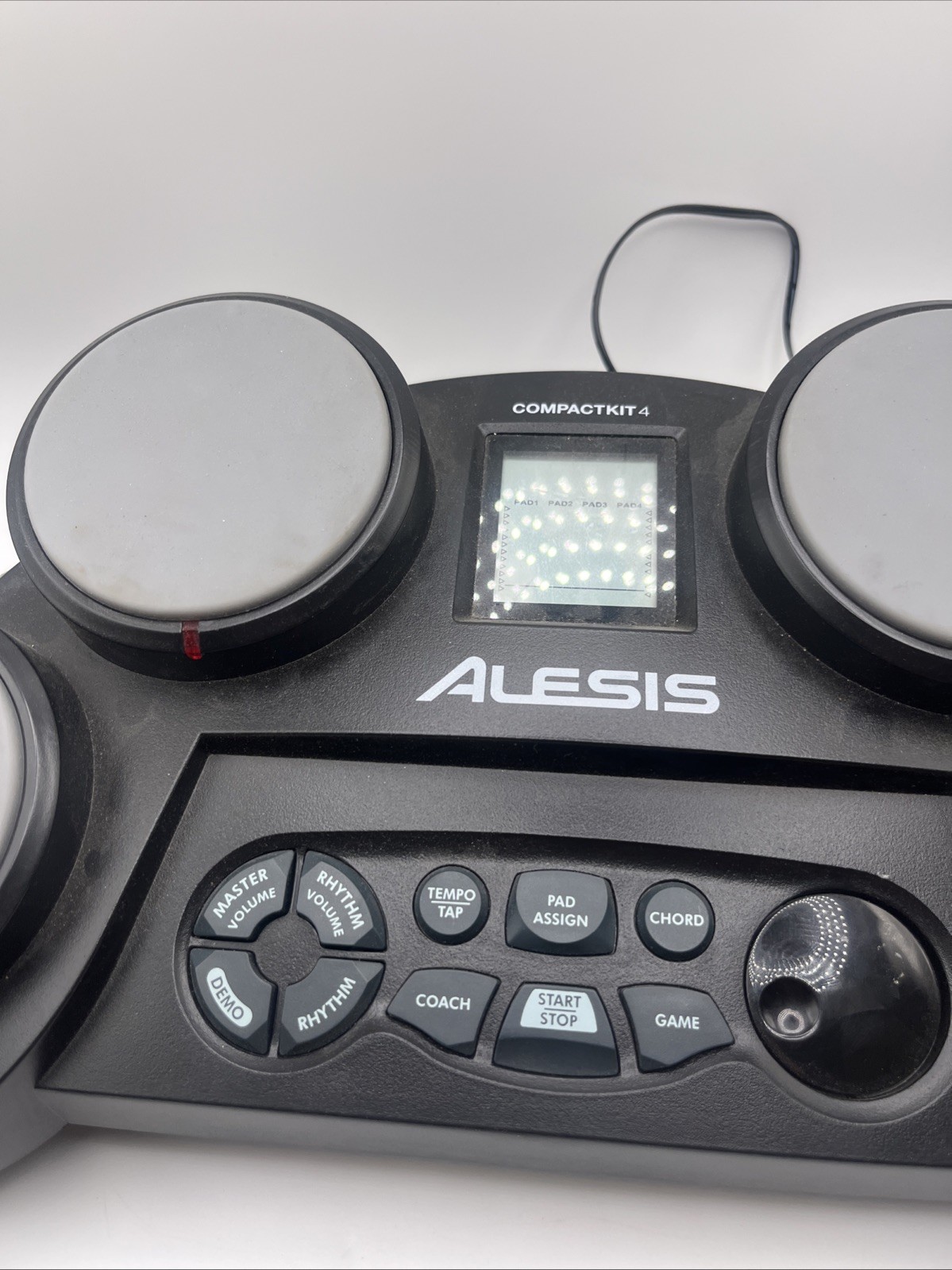 Alesis Compact Kit 4 Portable 4-Pad Tabletop Electronic Drum Kit w/ AC Adapter