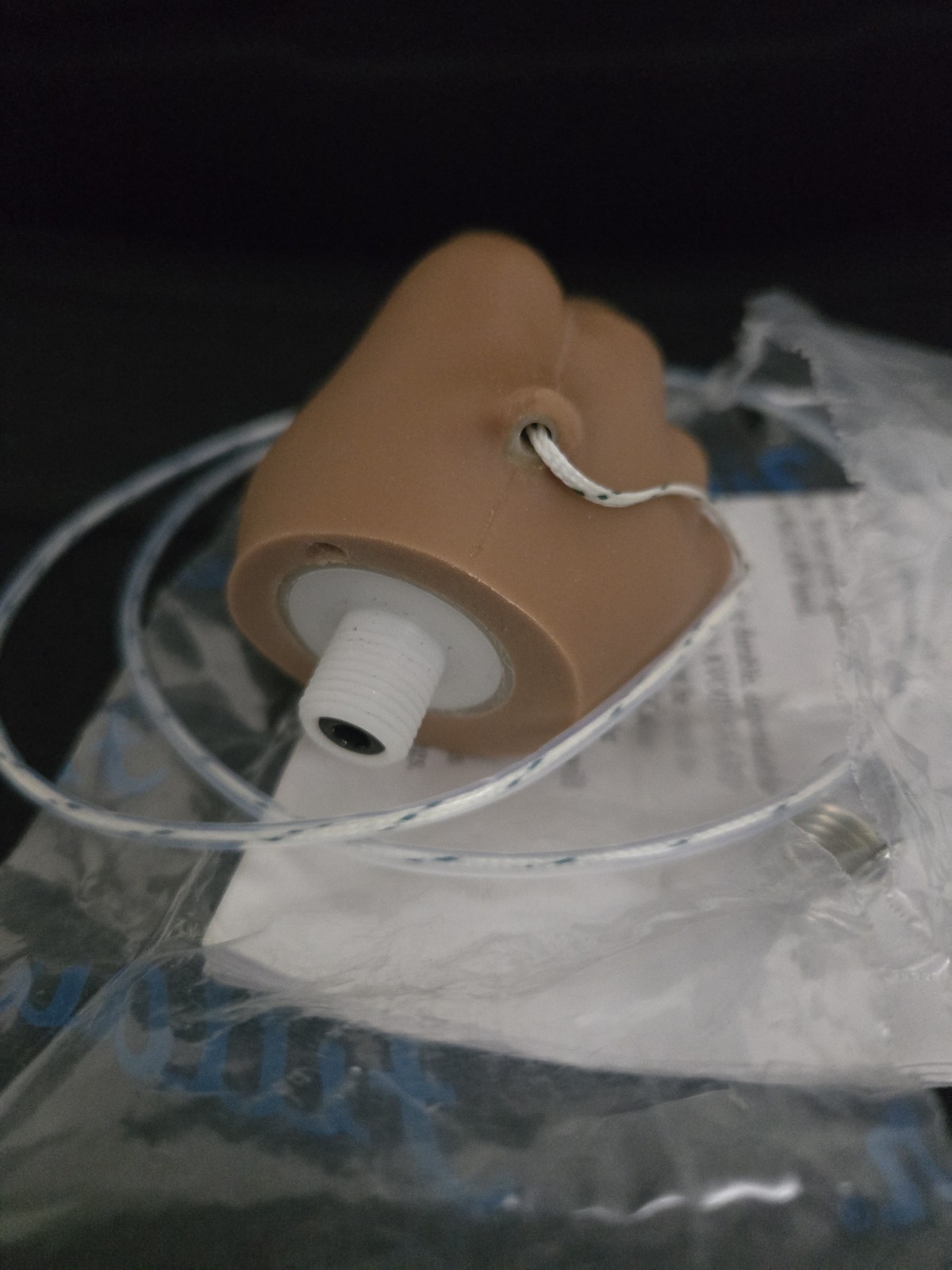 Right Fillauer Child CAPP Hand, Voluntary Opening, Medium Brown, 1/2"-20 Thread