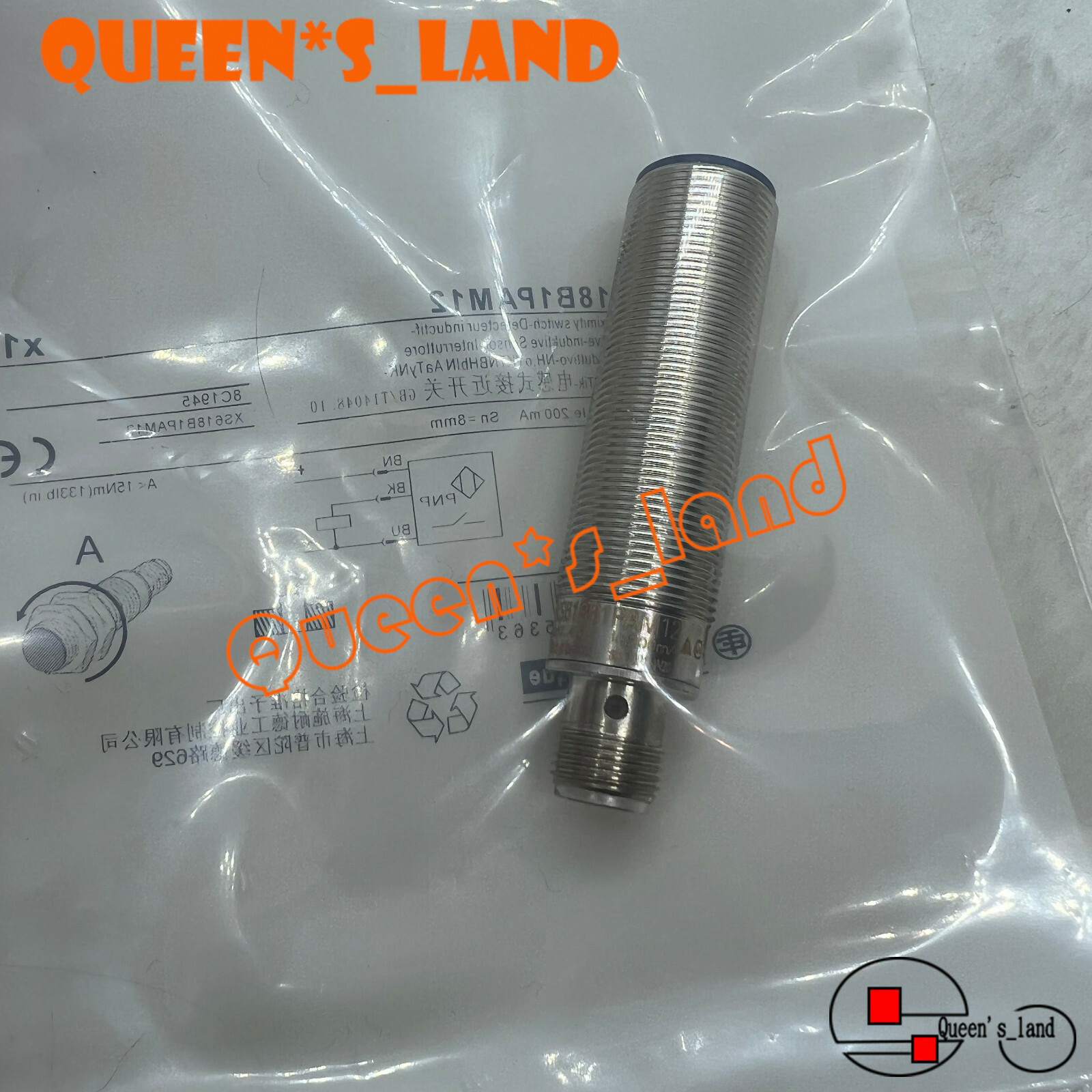 1× Proximity Switch Sensor XS618B1PAM12 New Free shiping