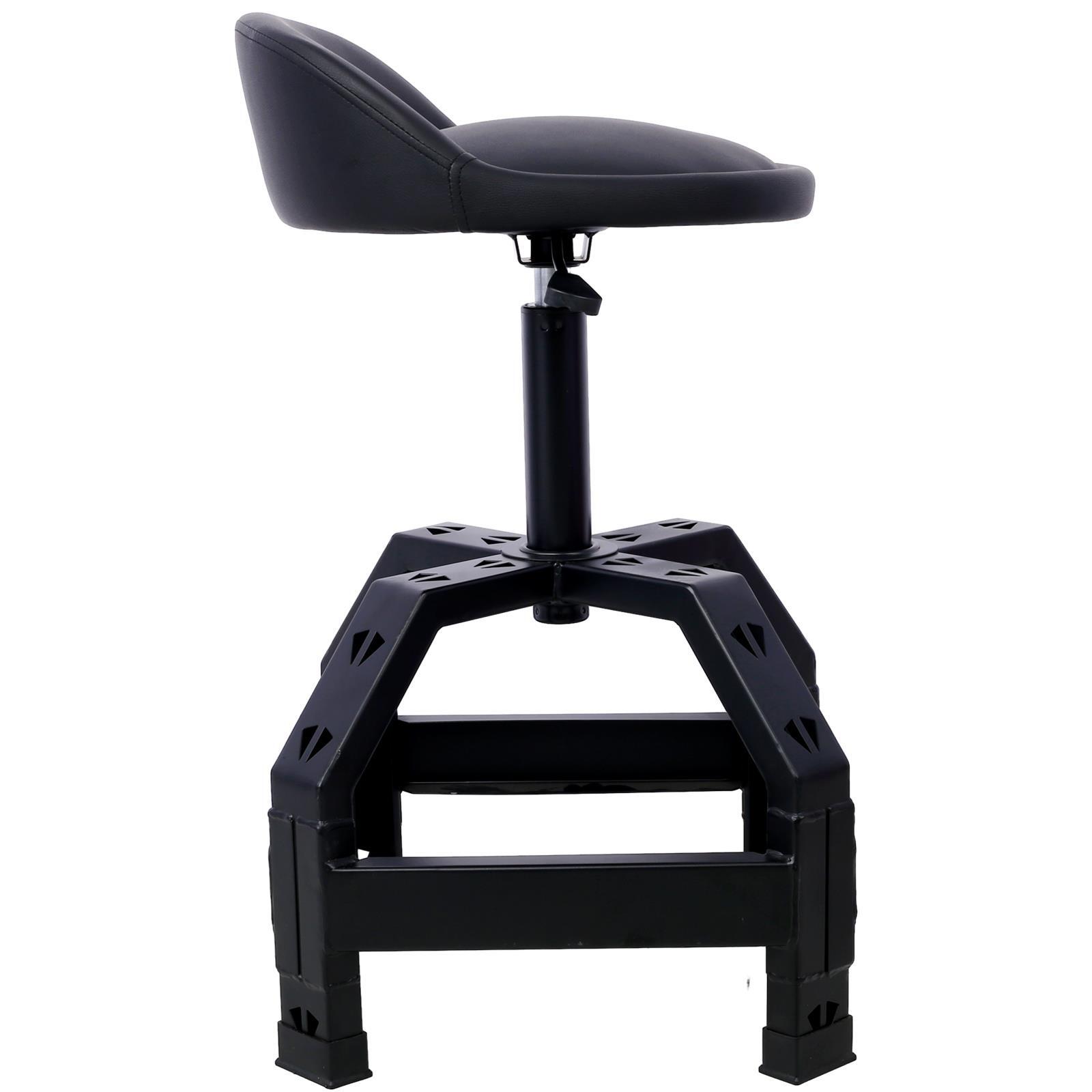 Pneumatic 360 Degree Swivel Stool Mechanics Rolling Creeper Seat