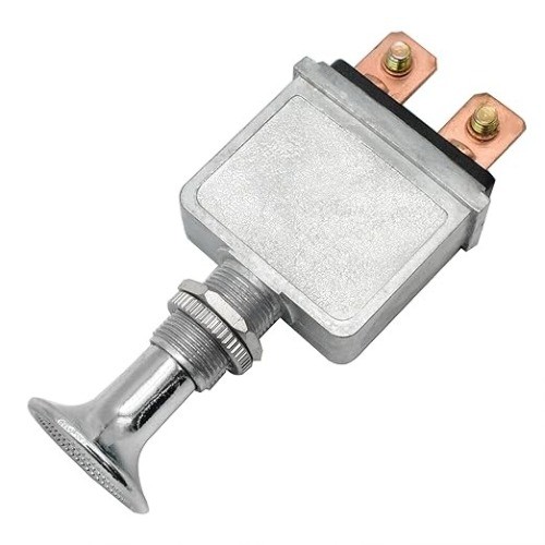 Heavy Duty 75 Amp Push/Pull Switch 6-28V DC 12 Volt 75A SPST, 2 Position On-Off