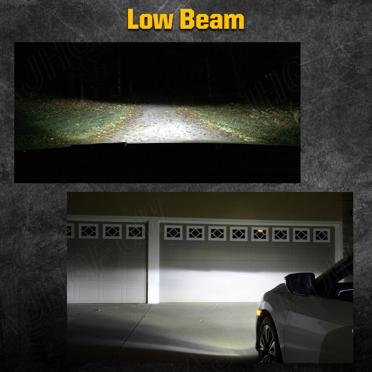 For Freightliner Cascadia 2008-2021 4x LED Headlight High Low Beam Bulbs Combo