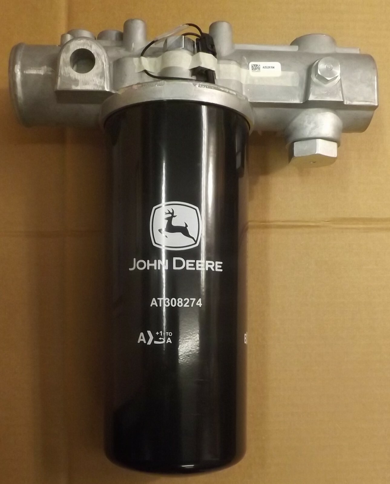OEM John Deere 310 410 Hydraulic Filter Head AT312567  Filter AT308274