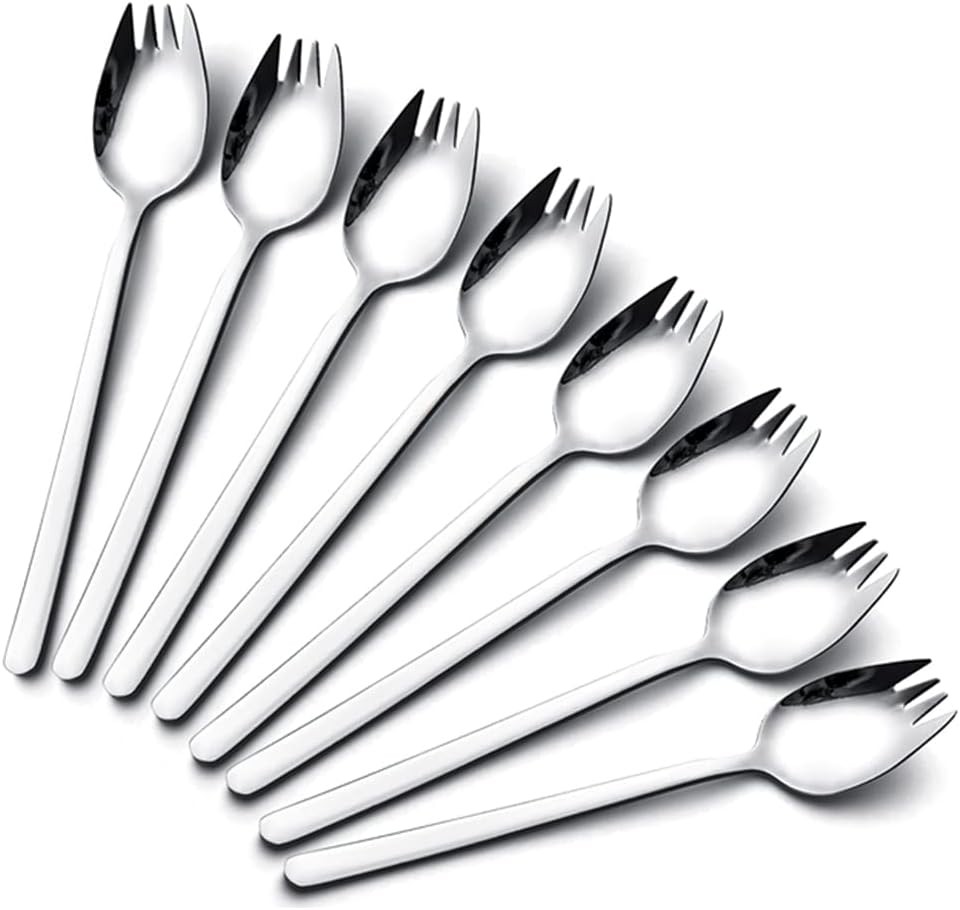 Sporks Stainl Steel, Salad Forks, 18/10 Stainl Steel Spork,