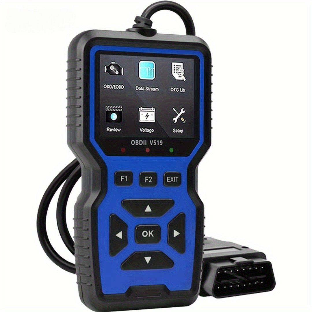2026 V519 OBD2 Scanner Car Code Reader Check Engine Fault Diagnostic Tool OBDII