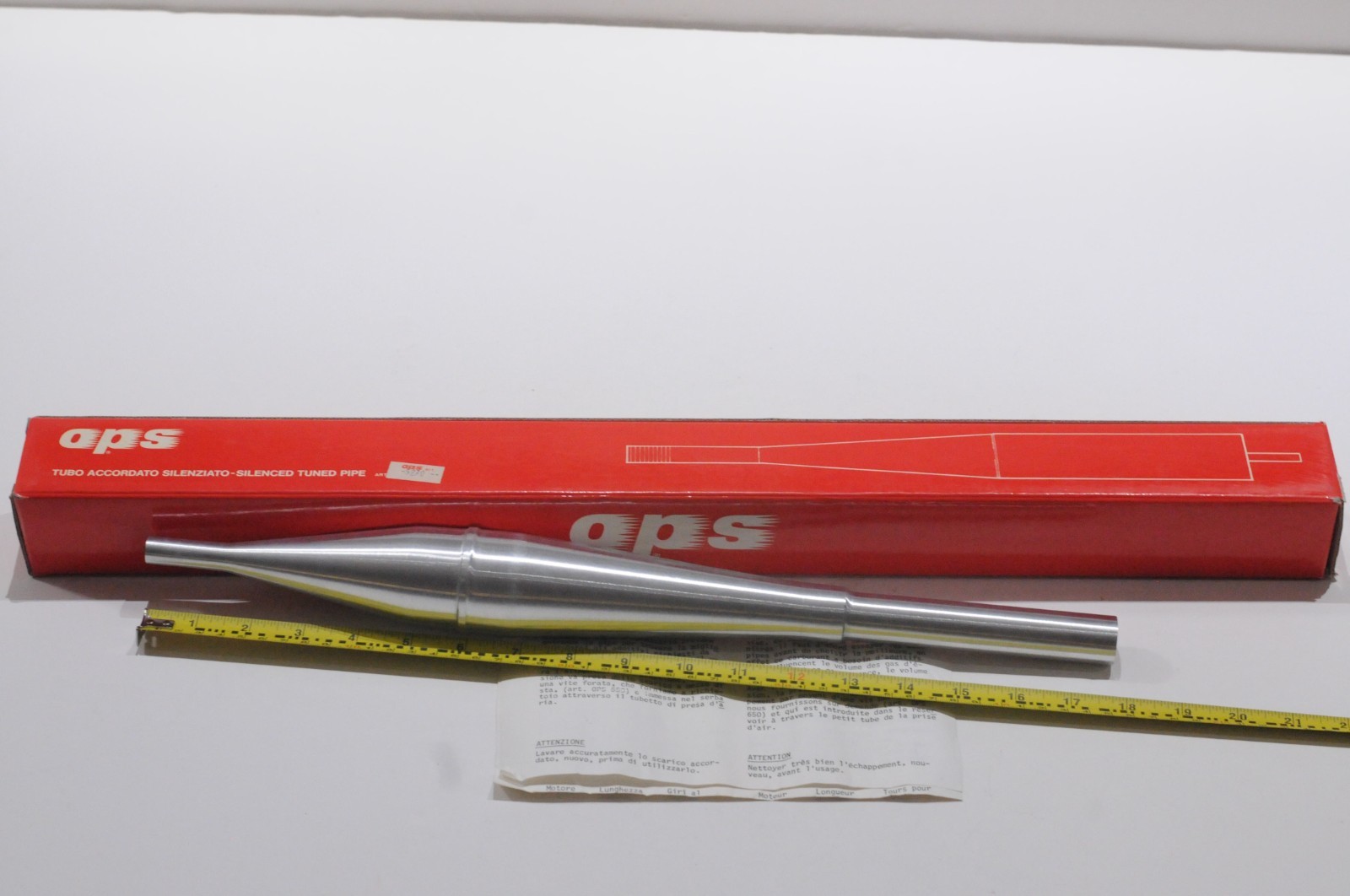 OPS SILENCED TUNED PIPE FOR R/C PLANES NEW ART 5270 NEW