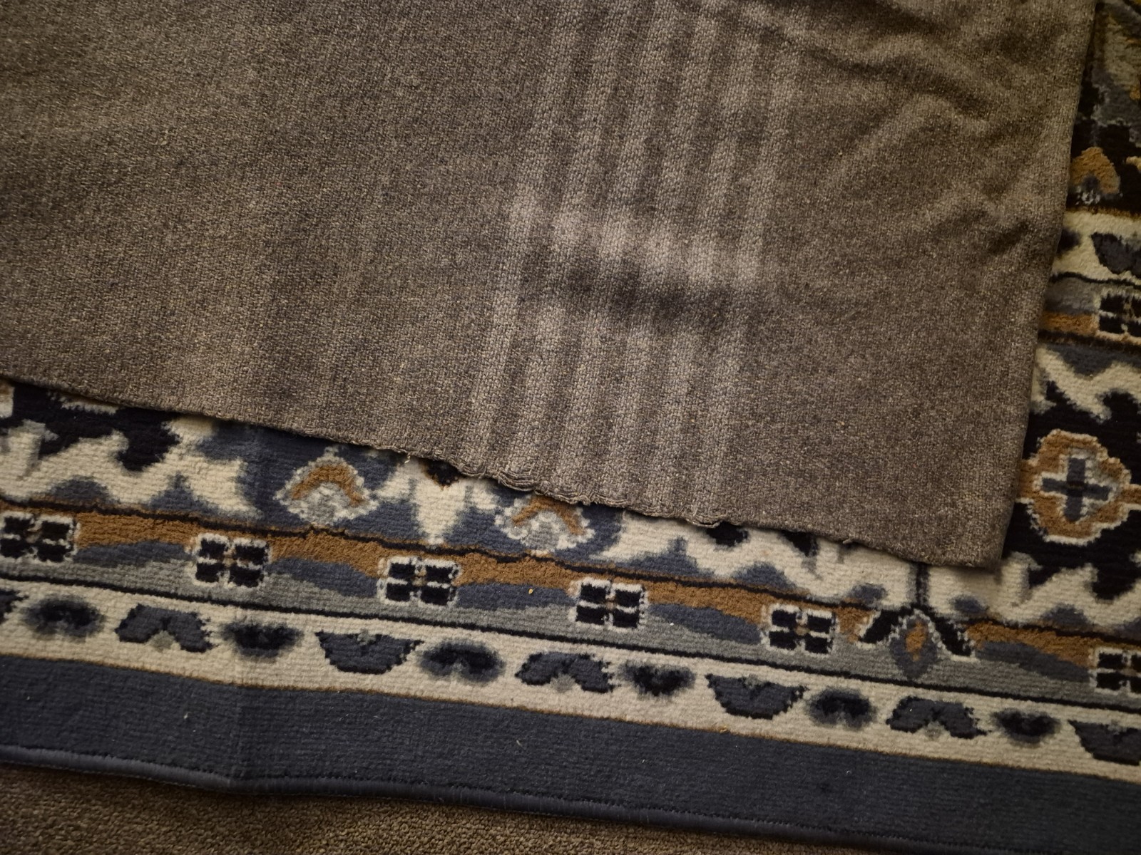 Italian Army Wool Blanket Green With Stripes