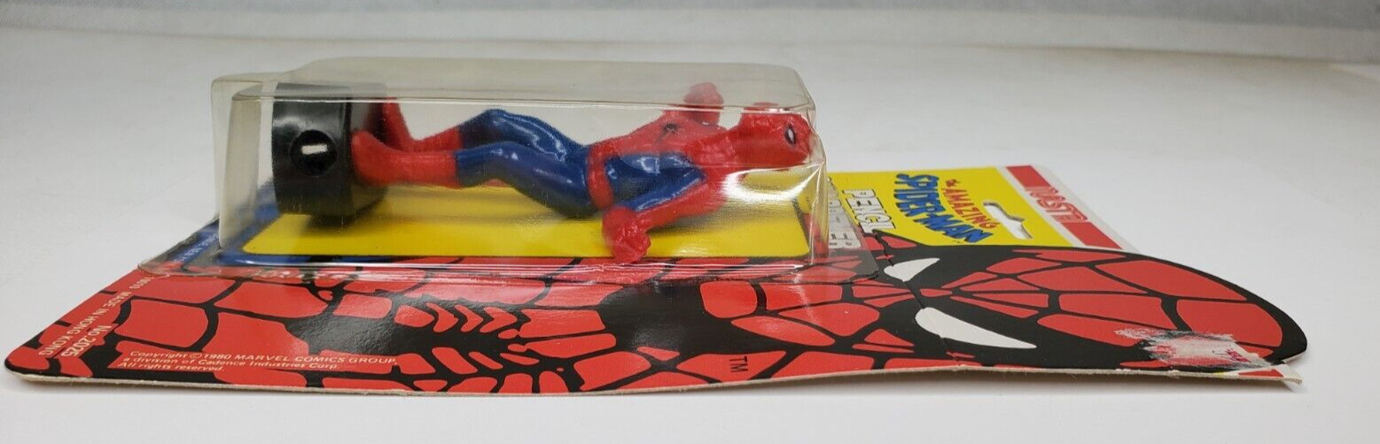 Vintage Spider Man Pencil Sharpner NEW 1980
