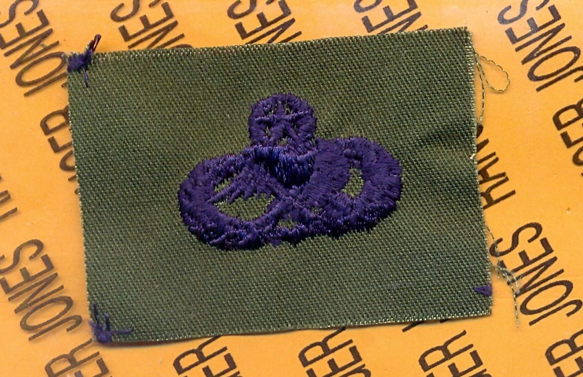 USAF Master Maintenance OD Green & Blue BDU badge patch