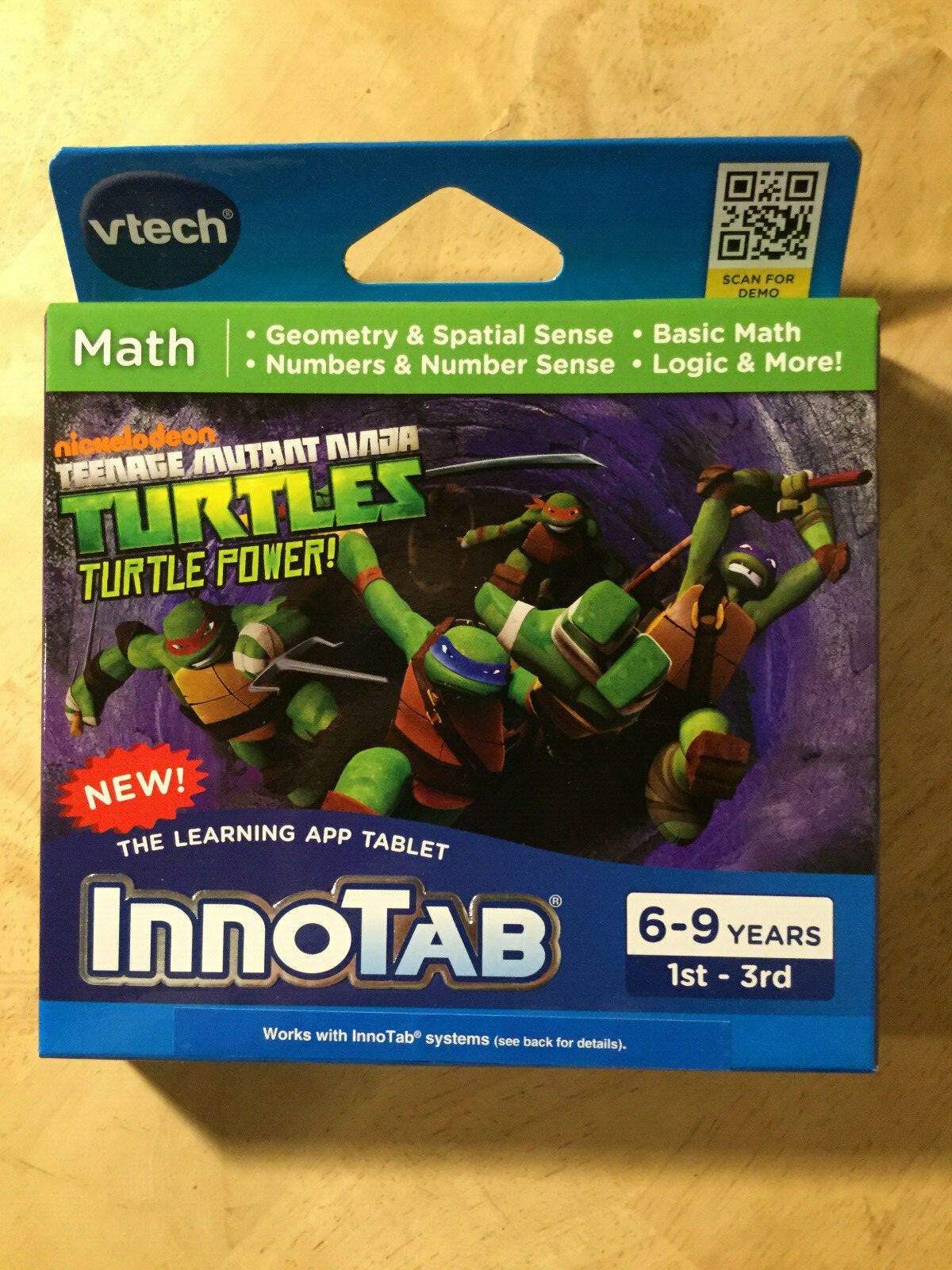 VTech Innotab - Teenage Mutant Ninja Turtles Learning Game - New - Sealed
