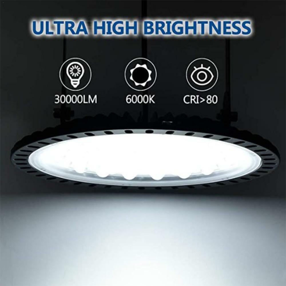 1 Pack 200W UFO LED High Bay Lights Daylight Garage Shop Area Light Lighting