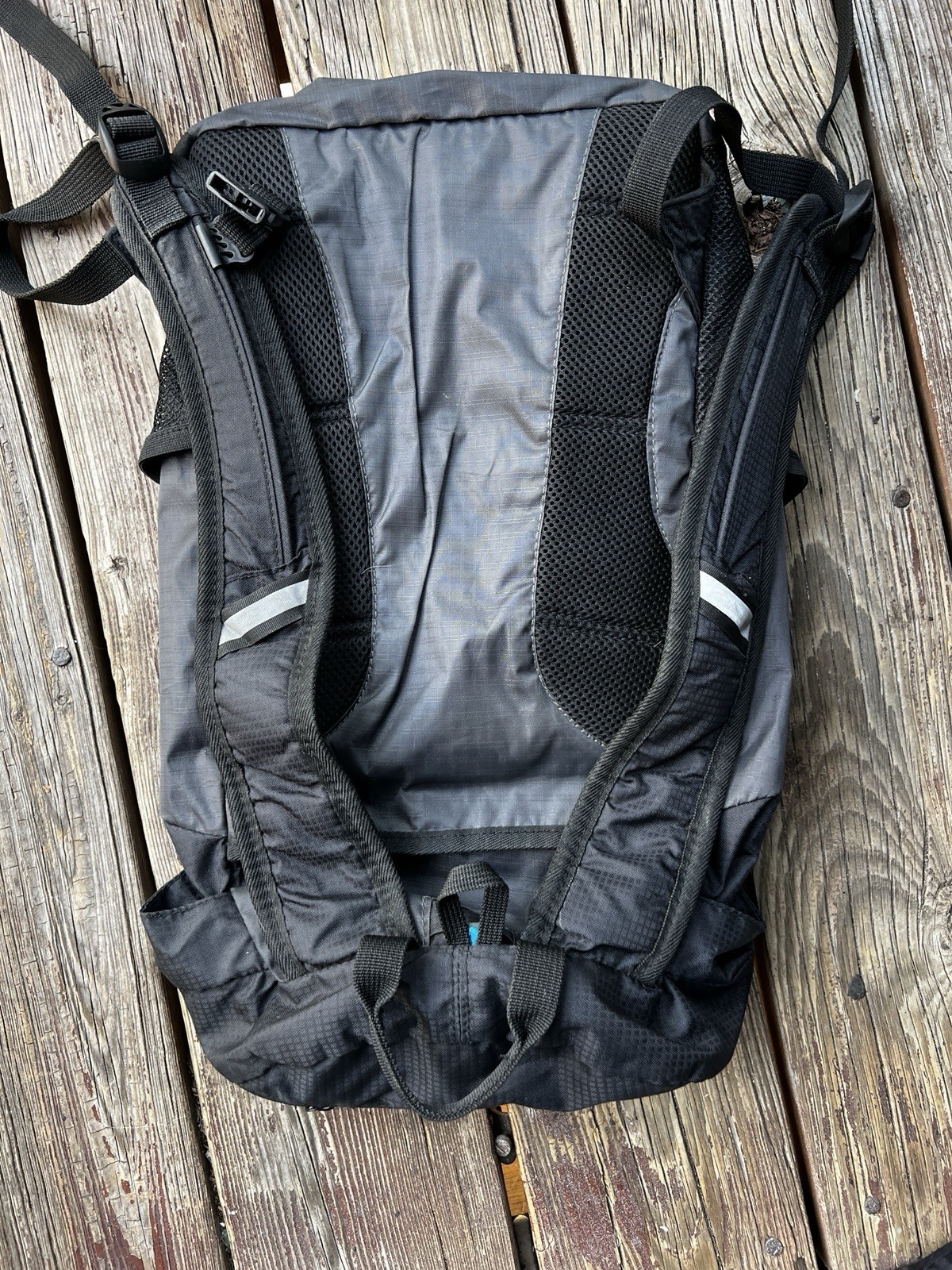 Field & Stream Rip Stop Hiking Backpack Black Charcoal Grey