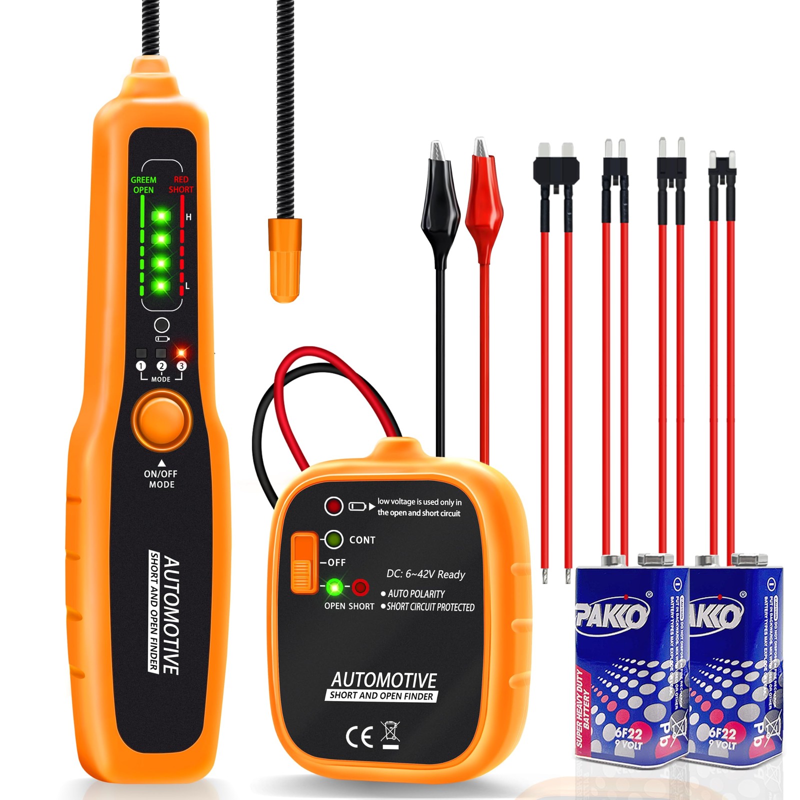 Automotive Wire Tracer Open Short Finder DC 6-42V Circuit Tester