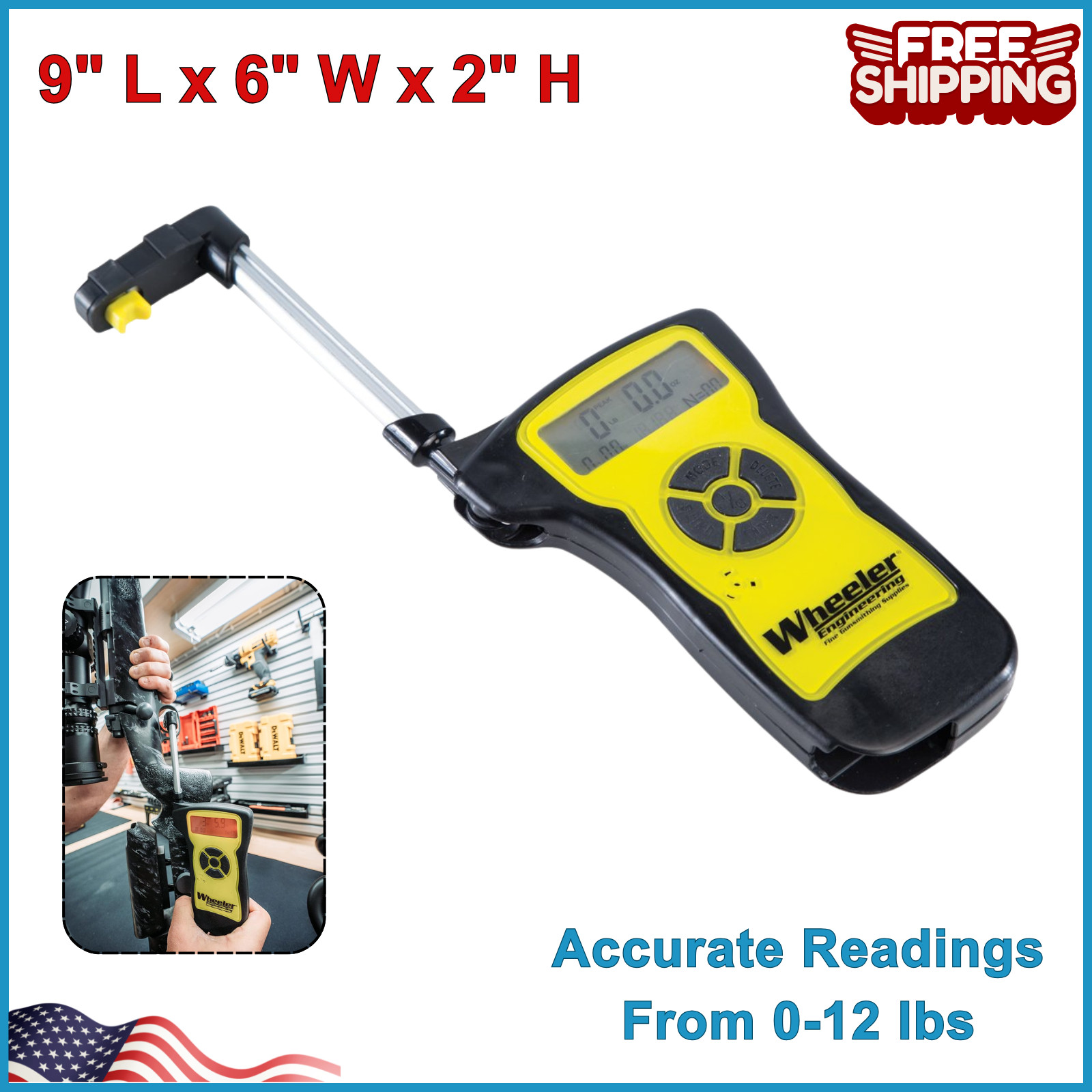 Wheeler Professional Digital Trigger Gauge with 1Oz Increments & Digital Display