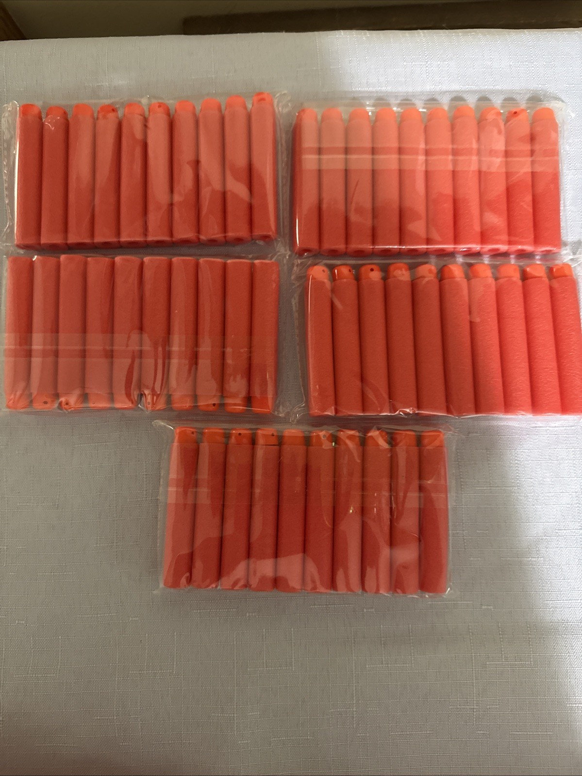 50pcs 2.75" RED Bullet Foam Dart Refill Replacement Toy Gun Darts