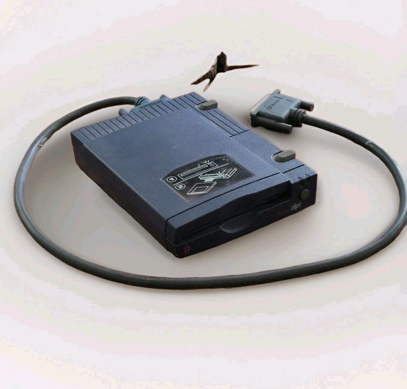 Iomega Zip 100 External Parallel Port Zip Drive 100MB NOT TESTED. DRIVE ONLY.