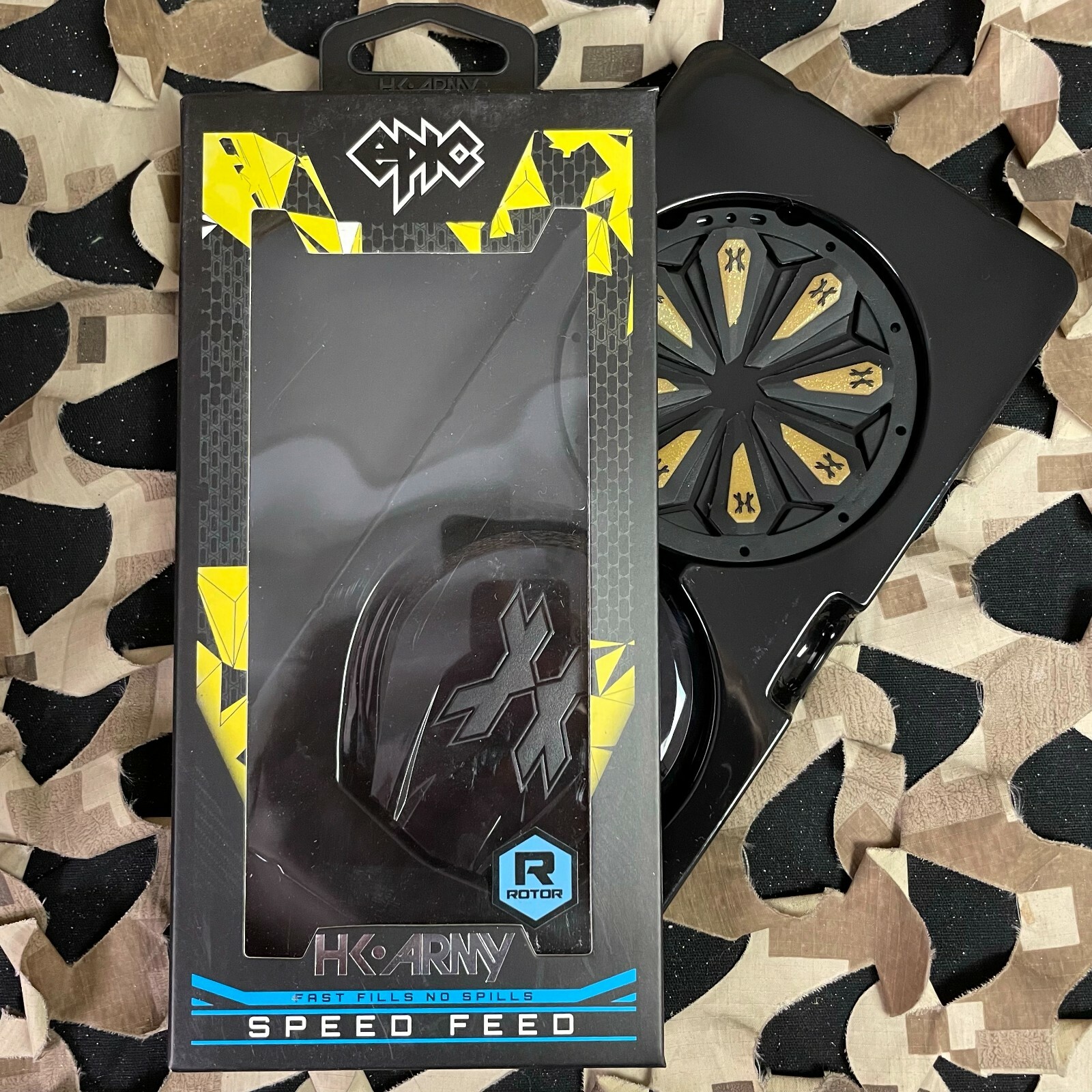 NEW HK Army Epic Rotor Speed Feed 2.0 - Black/Gold