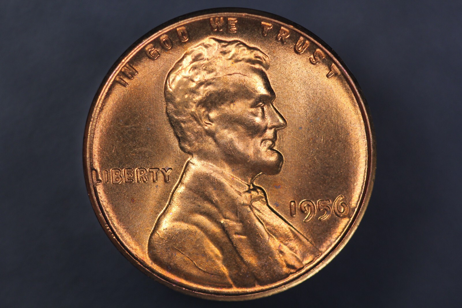 1956 LINCOLN CENT FRESH FROM AN ORIGINAL COLLECTION-SUPER GEM-LOT AA-5726