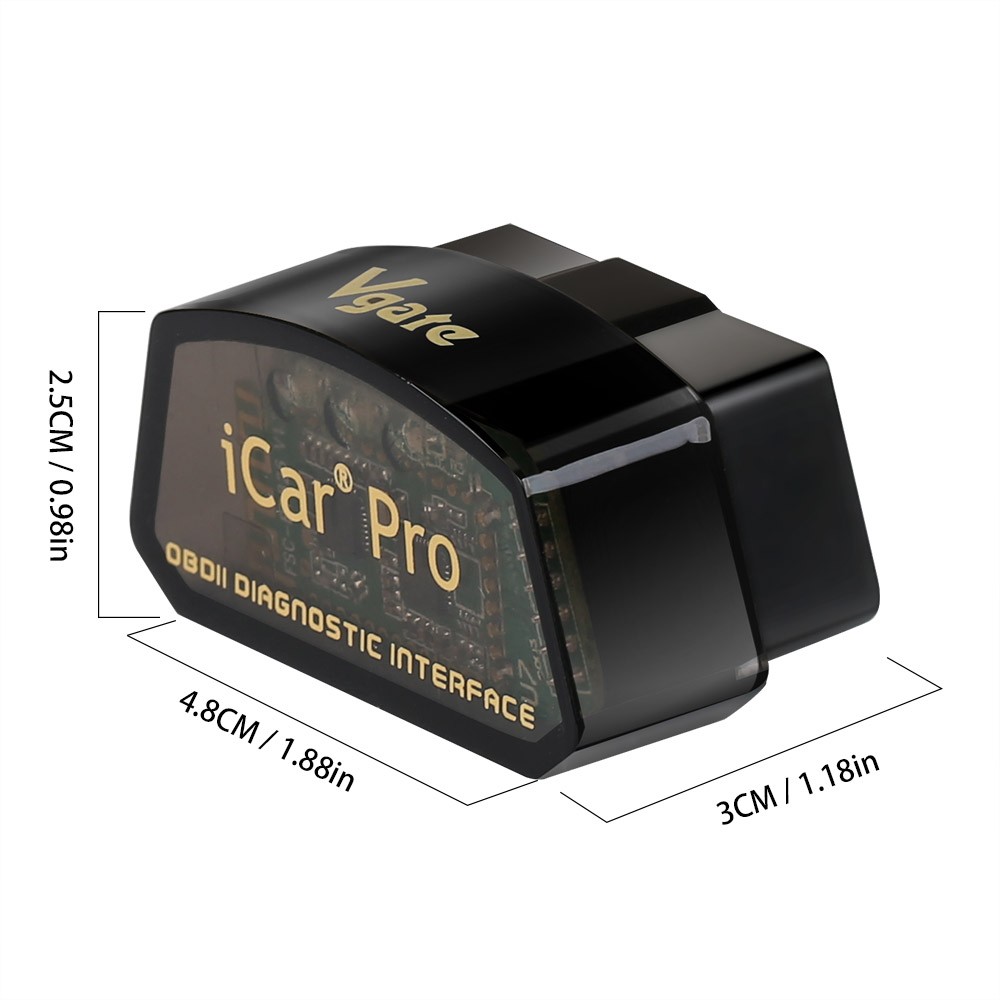 Vgate iCar Pro 4.0 OBDII Scanner Code Reader BI.MMERCODE For IOS and Android