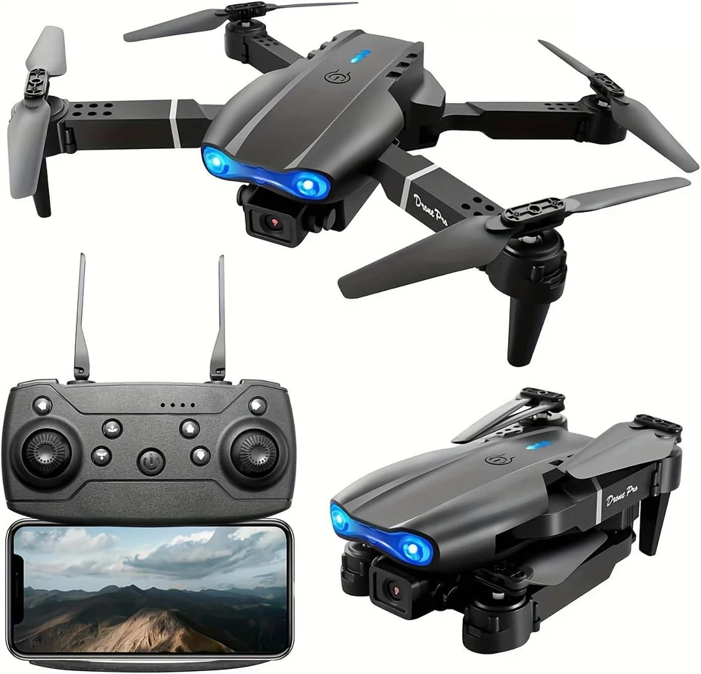 E99 Drone Dual Camera, Trajectory Flight, & Optical Flow Hovering