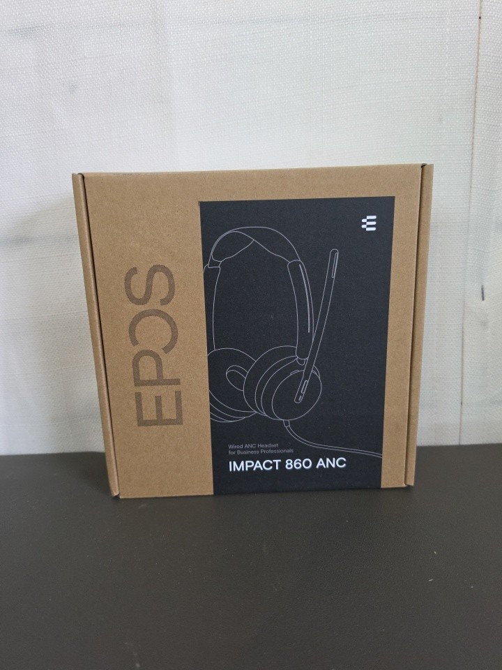 EPOS IMPACT 860 ANC Wired USB-C Headset Stereo Noise Cancelling Remote Work NEW