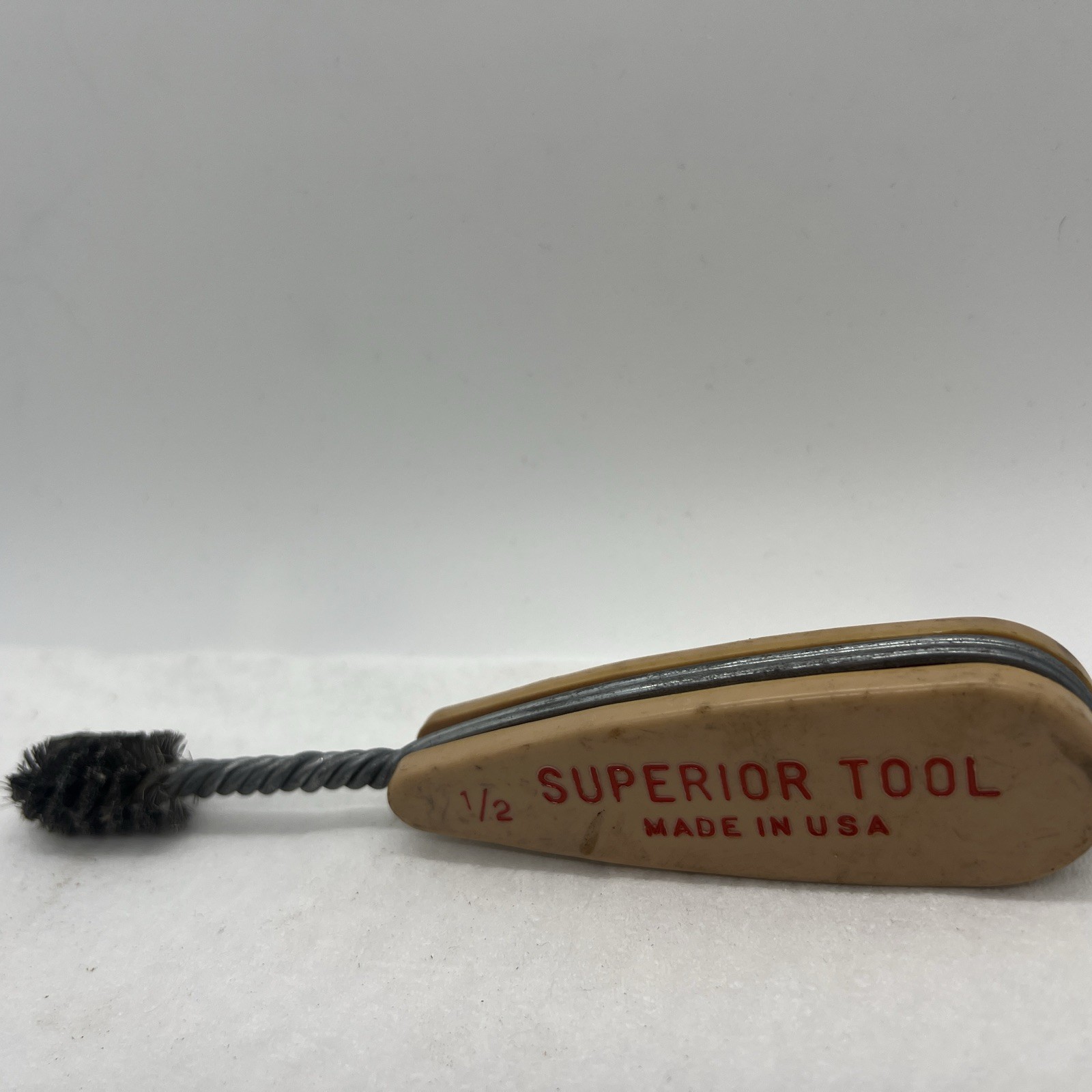 Superior Tool 1/2” Wire Brush Copper Pipe Plumbing Advertising Tool