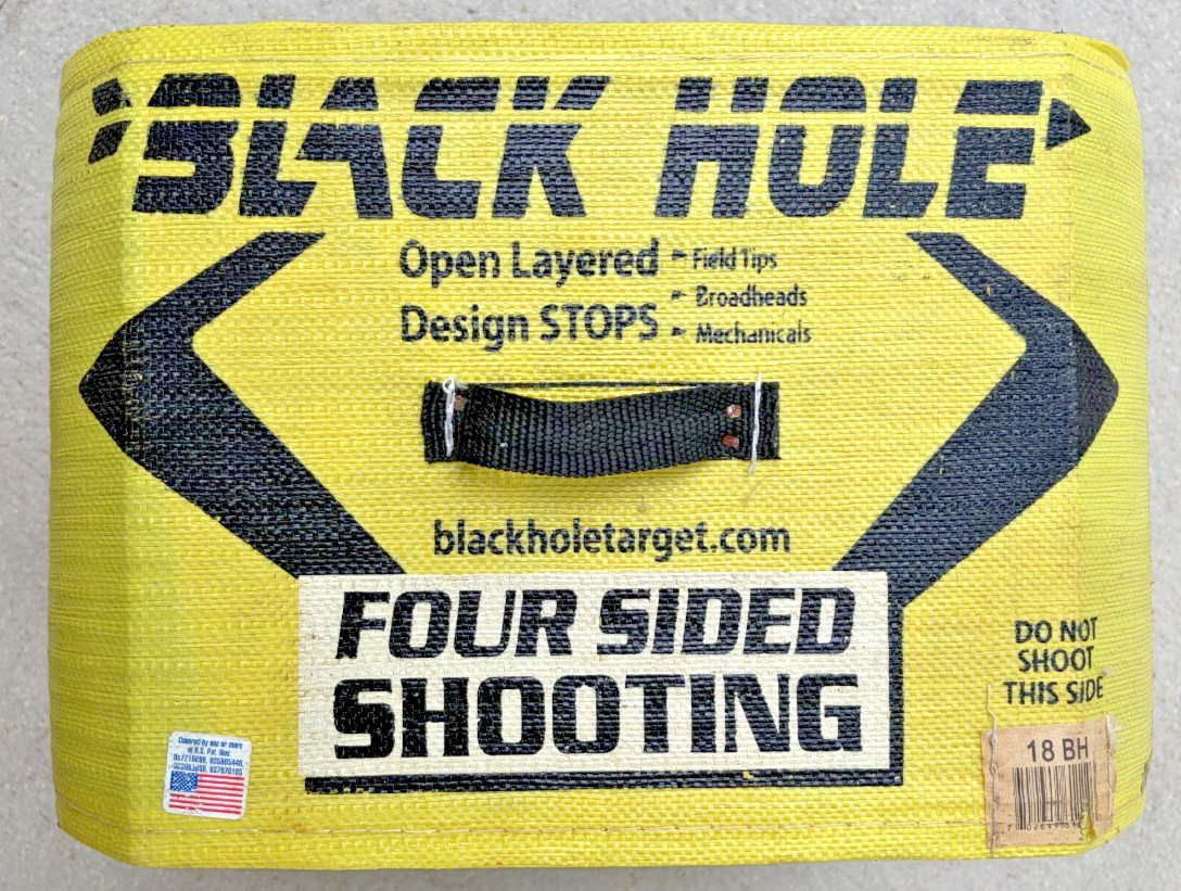 Black Hole Archery Target Block Field Tip Foam Target Yellow Portable Practice