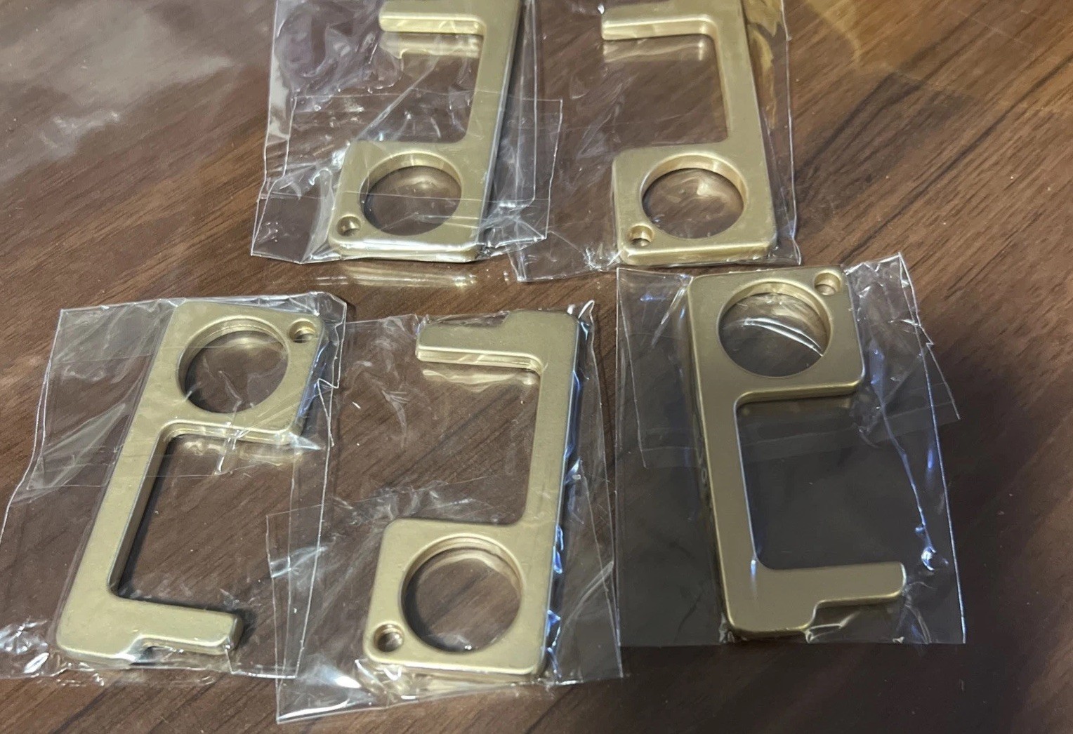 EDC Door Opener Handle Key Touchless Gold