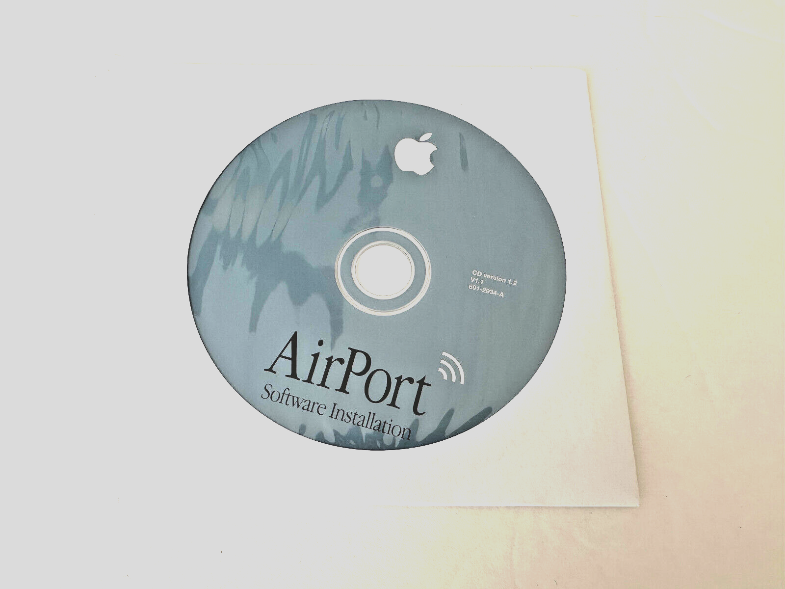 Apple Macintosh Airport Software Installation CD version 1.2 691-2934-A