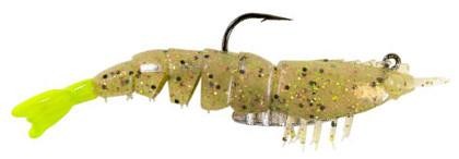 Z-Man EZ ShrimpZ 3.5 Inch 2 Pack Rigged Soft Plastic Shrimp Bait