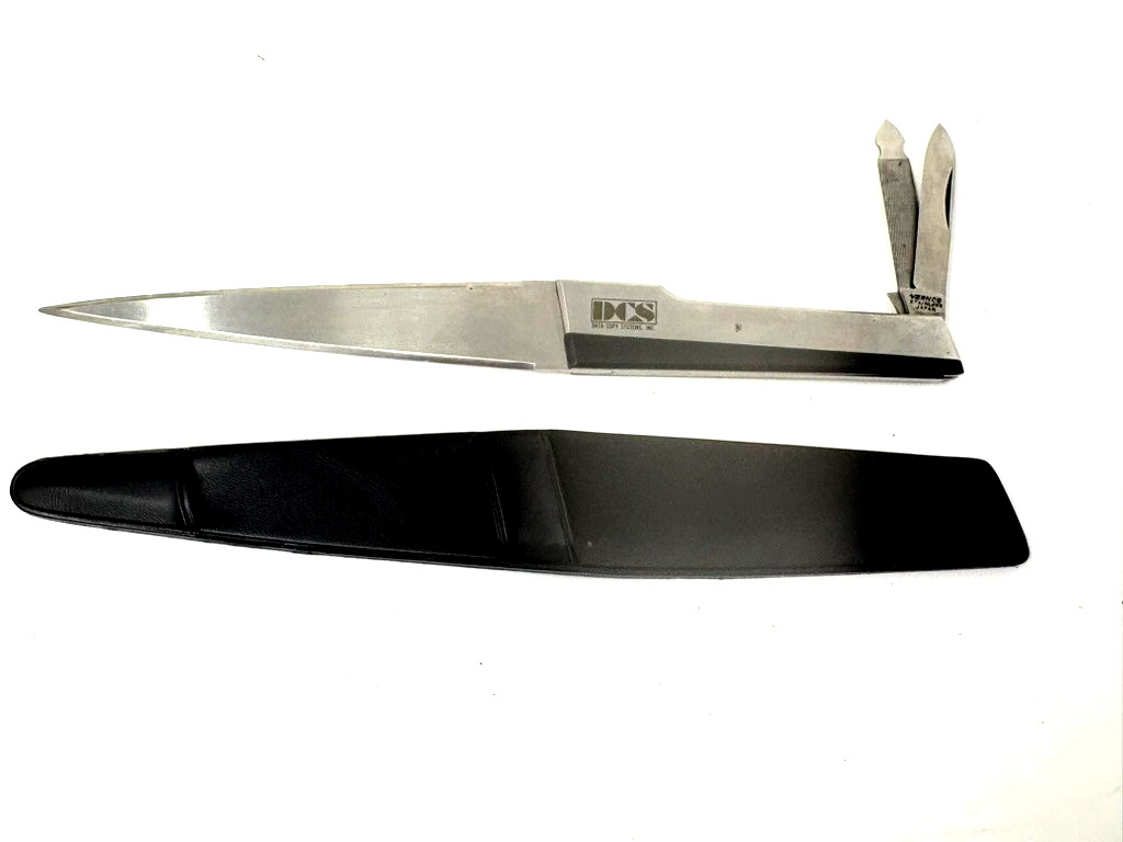 Vernco Double Edged Stainless Steel Multi Fixed Blade Knife Advertising Letter
