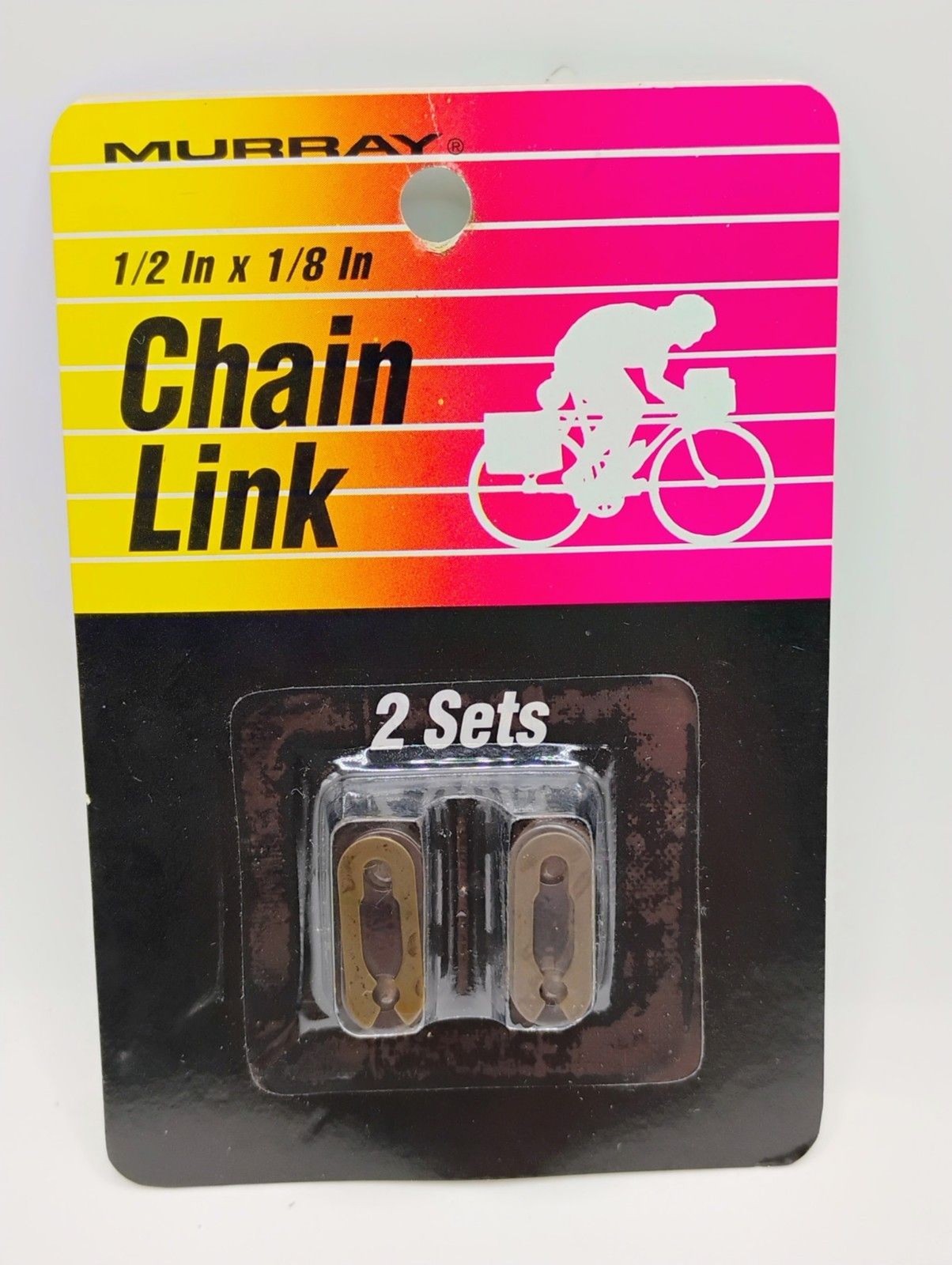 Vintage NOS Murray (1/2" X 1/8") Bike Chain Link (2 Sets Per Package)