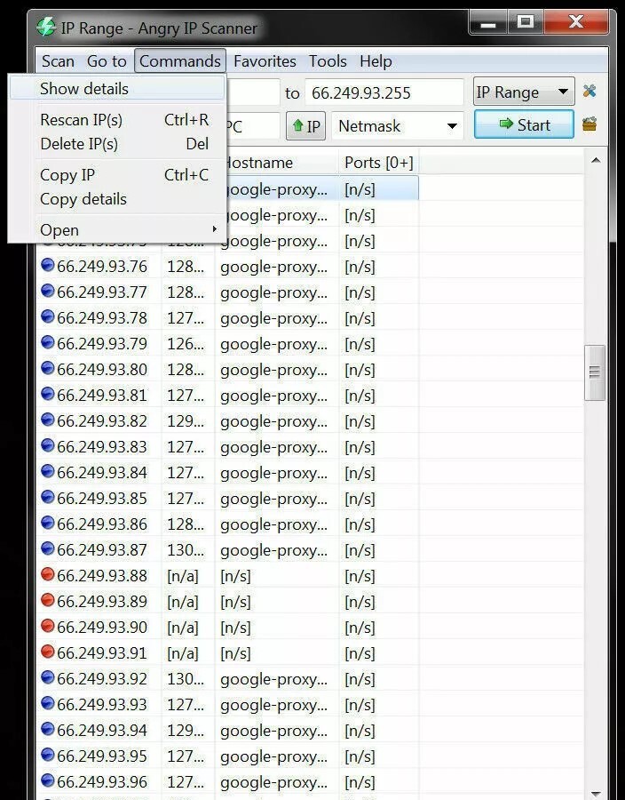 Angry IP Scanner ~ Full Network Scan & Port Scanner Software PC for Windows ~ CD