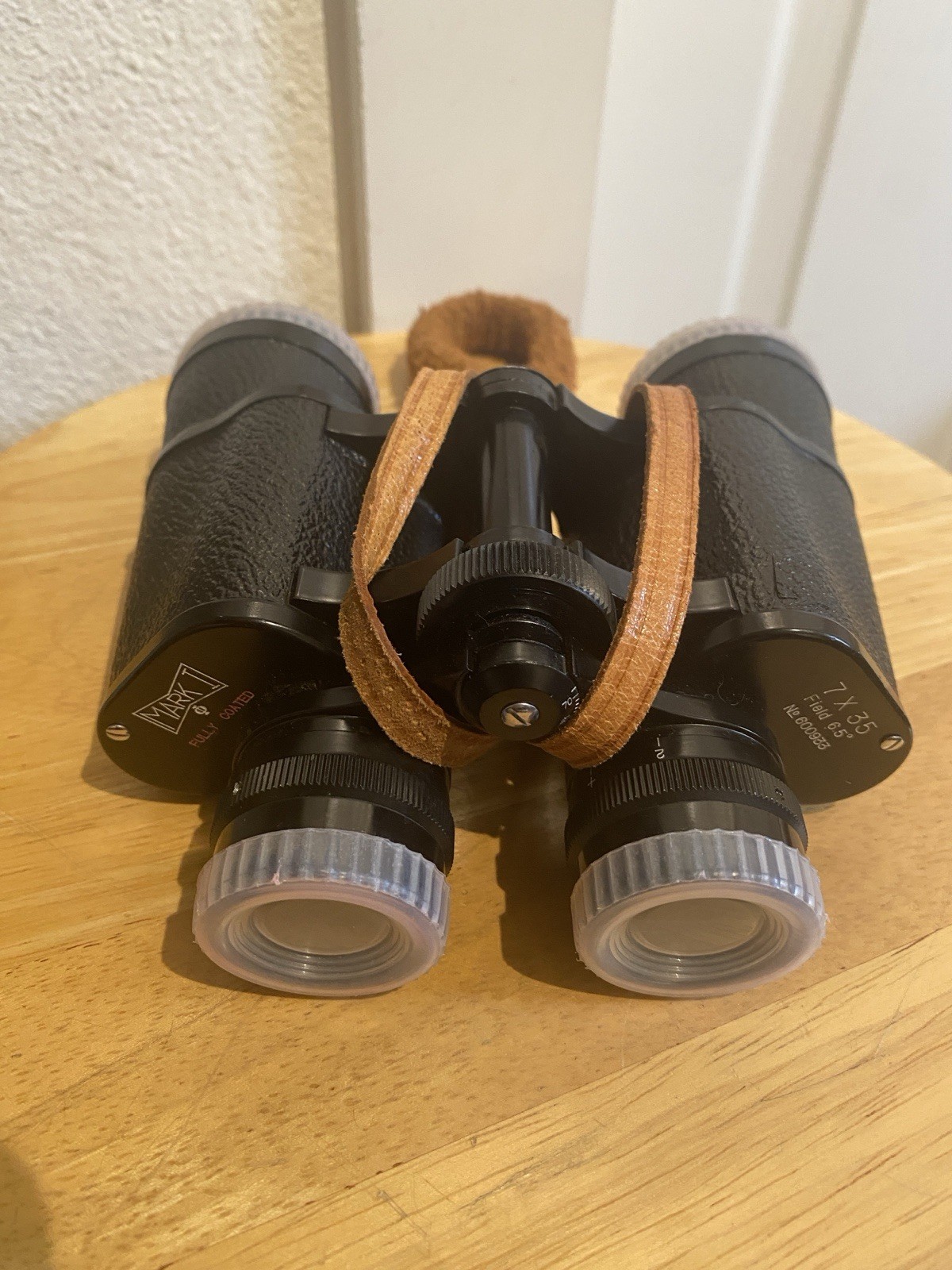 MARK 1 MODEL 600933 7 X 35 BINOCULARS W/ORIGINAL CASE FIELD 6.5 DEGREES NICE!