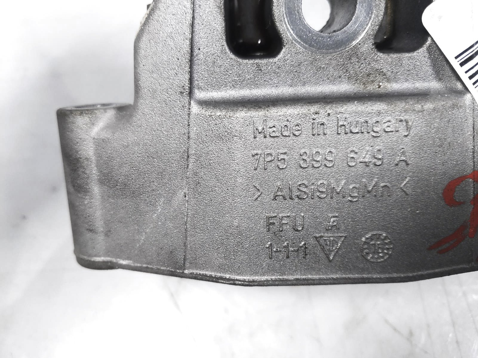 2017 Porsche Cayenne Automatic Transmission Bracket 7P5-399-649-A *3.6L Awd