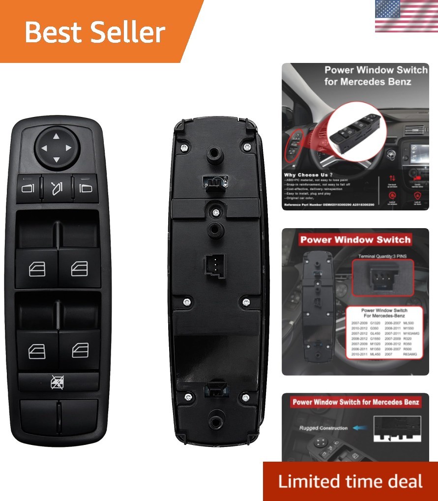 Window Button Replacement for Mercedes Benz ML350 GL320 GL350 GL450 ML320 ML4...