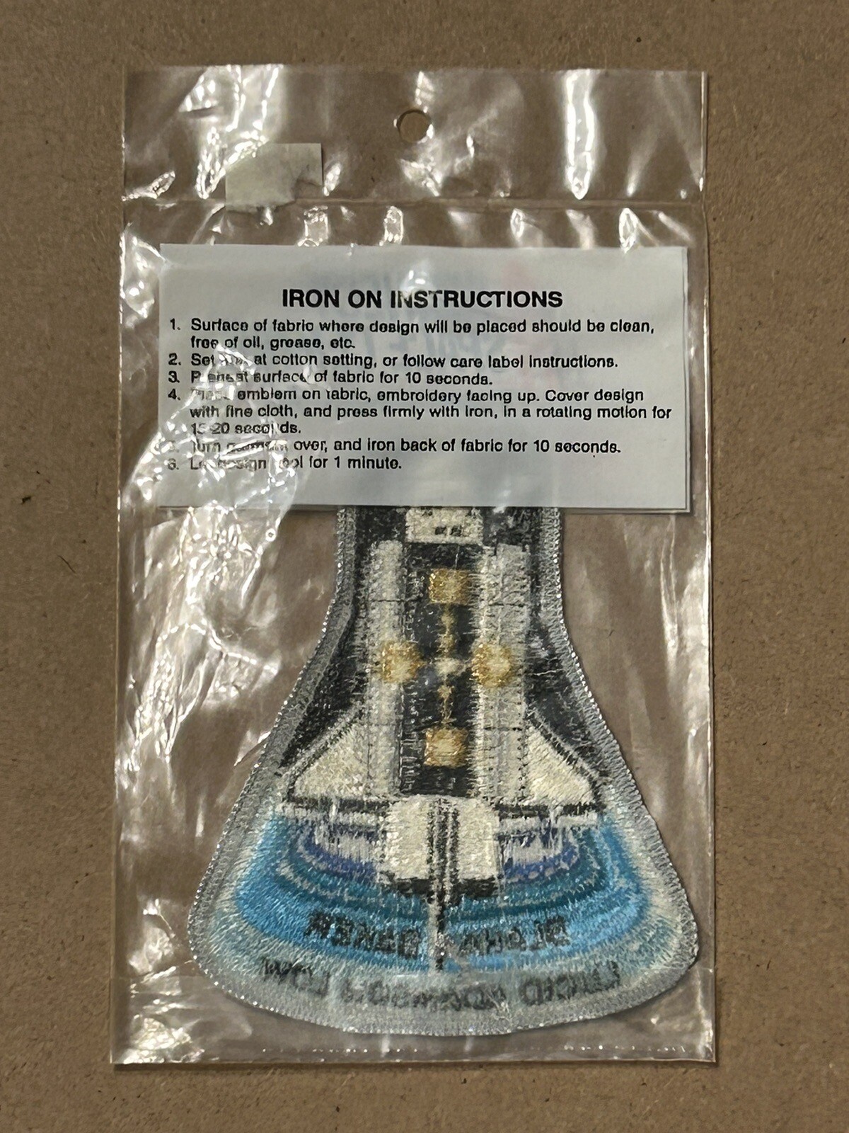 NOS NASA Space Shuttle Atlantis STS-43 Mission Patch TDRS-E