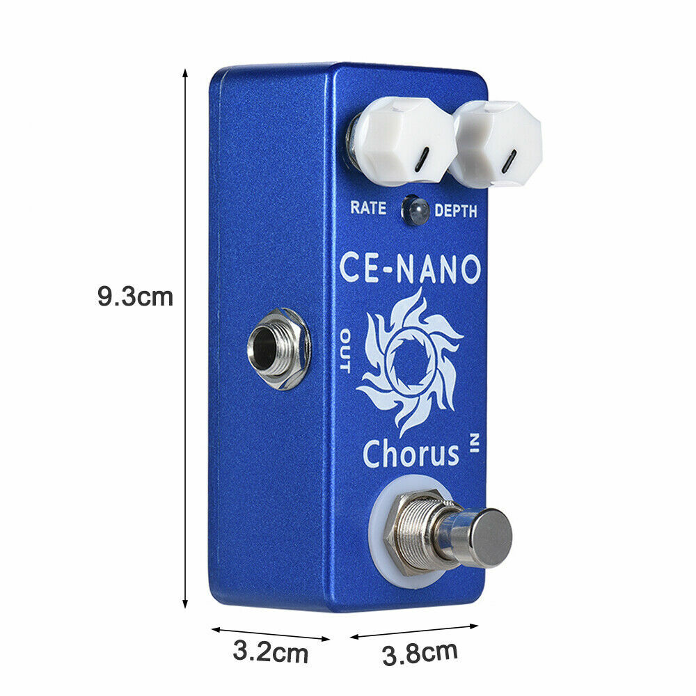 Mosky Guitar Effect Pedal Chorus/Compressor/Reverb/Delay/Overdrive/Distortion