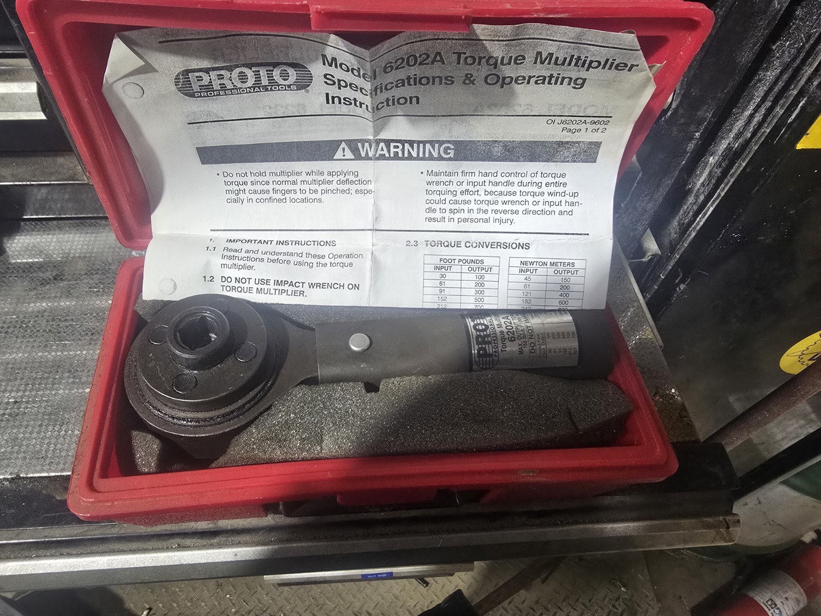 Proto 6202A Torque Multiplier 1/2