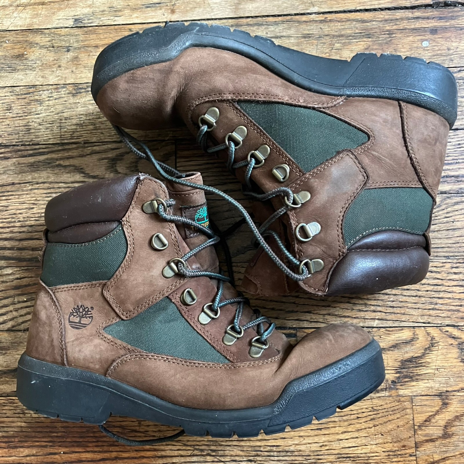Timberland Men's 6-Inch Waterproof Field Boots "Beef and Brocoli" 8.5