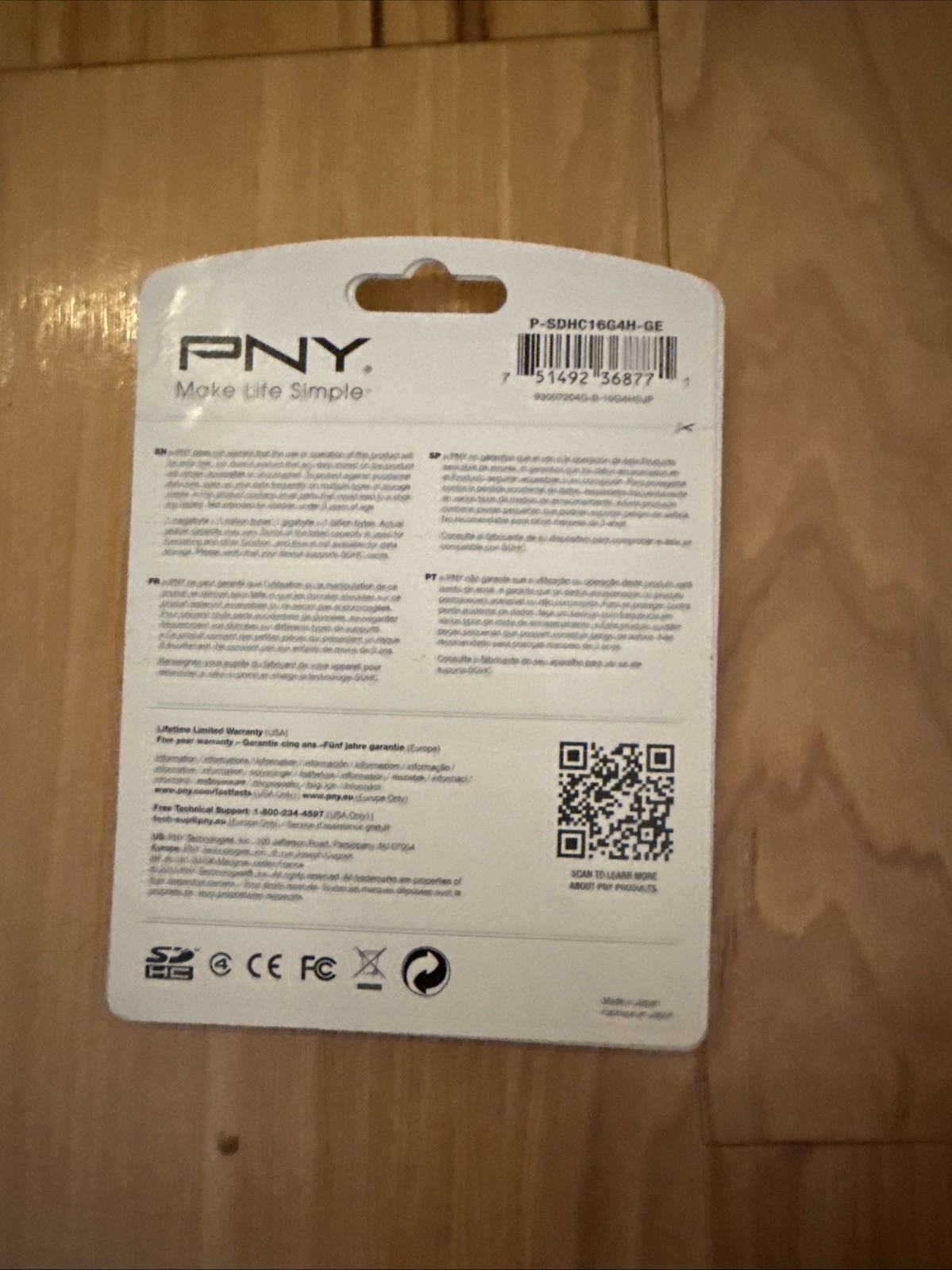 PNY 16GB - SD Card