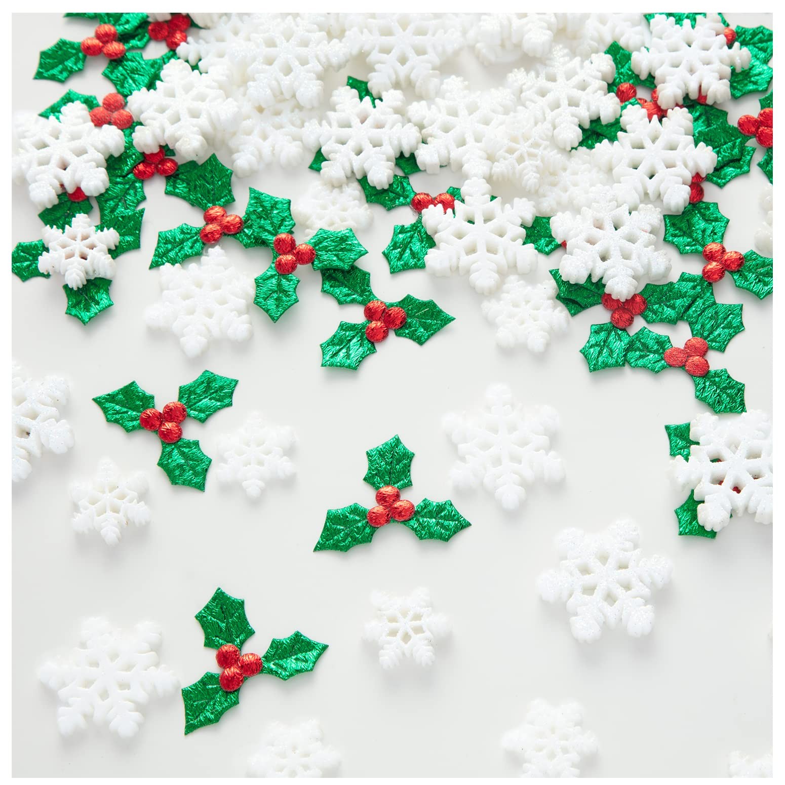 160PCS Mini/Small/Miniature Christmas Decorations for DIY Crafts Include Resi...