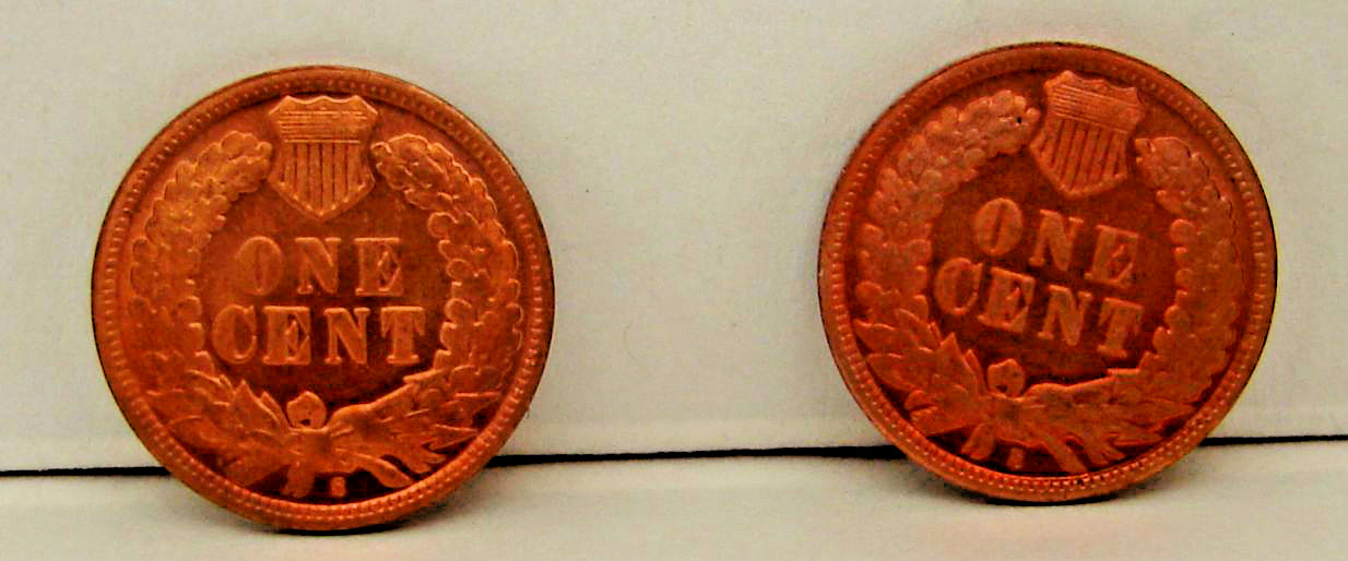 INDIAN REVERSE OR TAILS CENT  - MAGIC TRICK CENT  PENNY COIN CIVIL WAR TOKEN