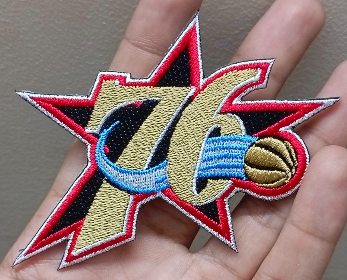 Philadelphia 76ers NBA Basketball Team Logo Iron On Patch-Sew Patch-Embroidered