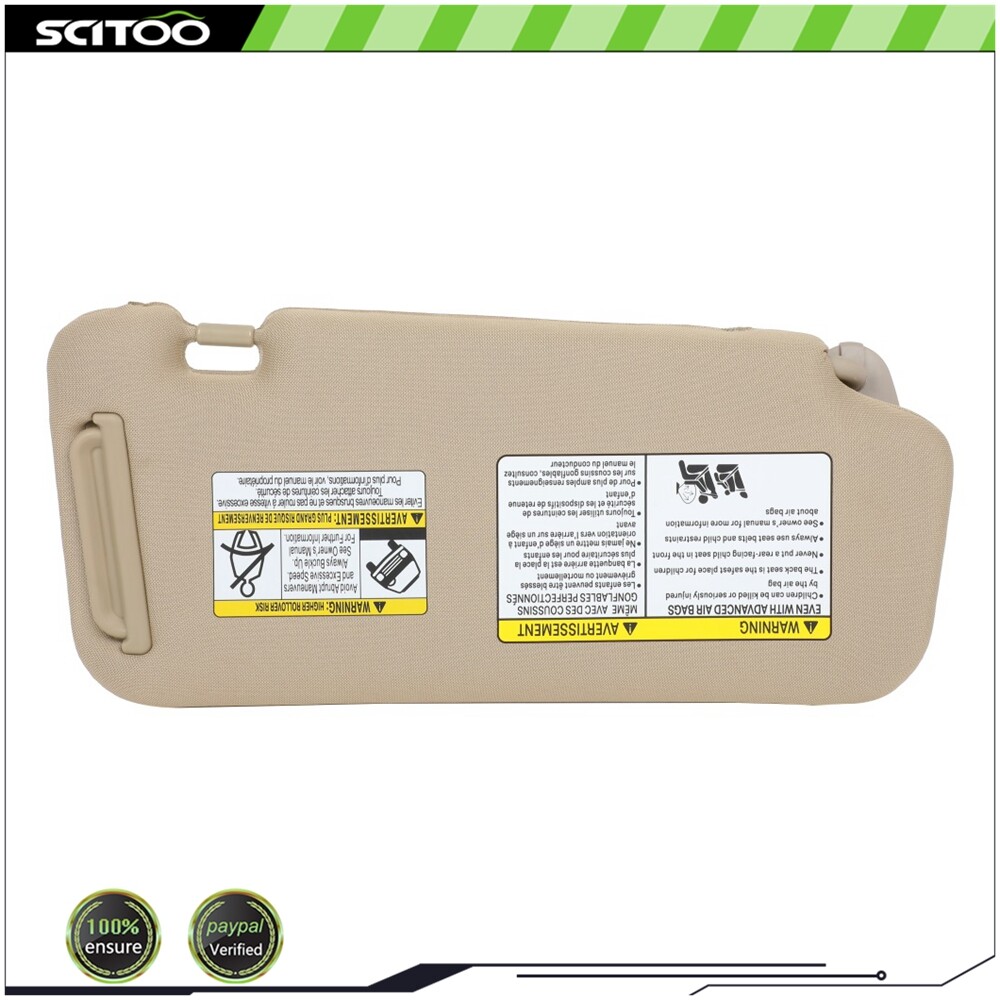 For Nissan Murano 2009-2014 Beige Left Driver Side Sun Visor W/Sunroof
