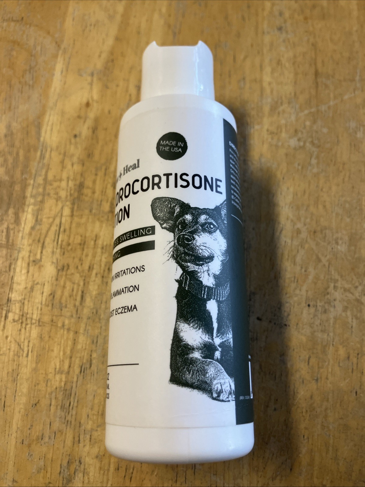 Chew + Heal Labs Hydrocortisone Lotion for Dogs - 4 oz Anti Itch Cream for Irrit