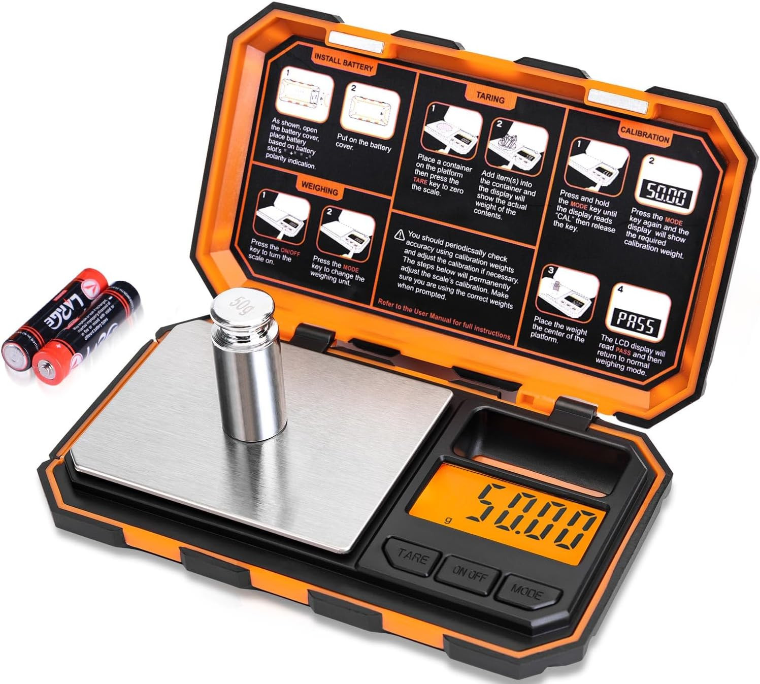 Digital Pocket Gram Scale, 200G X 0.01G Jewelry Scale High Precision | Small Sca