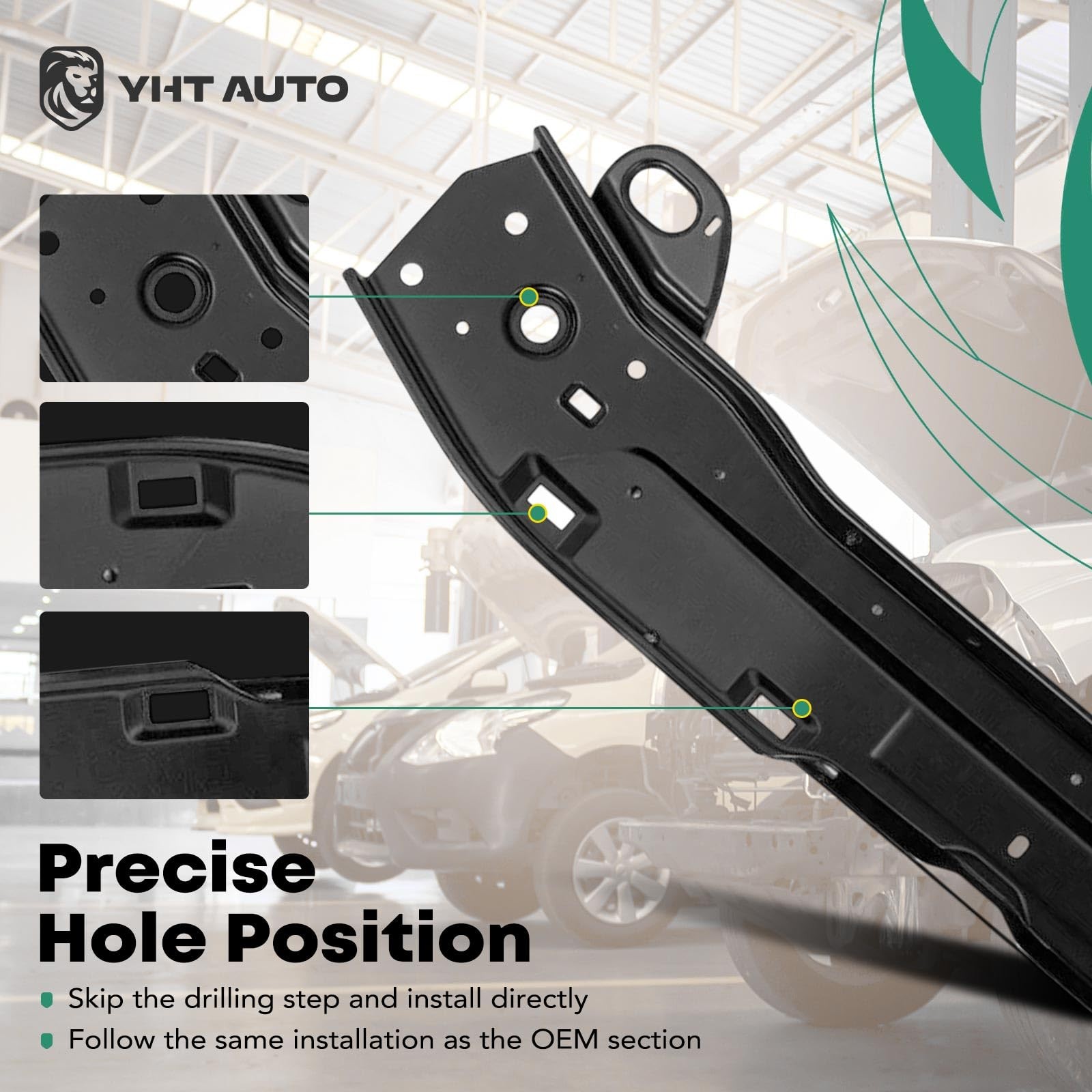 Upper Radiator Support for LaCrosse 2014-2016 Steel