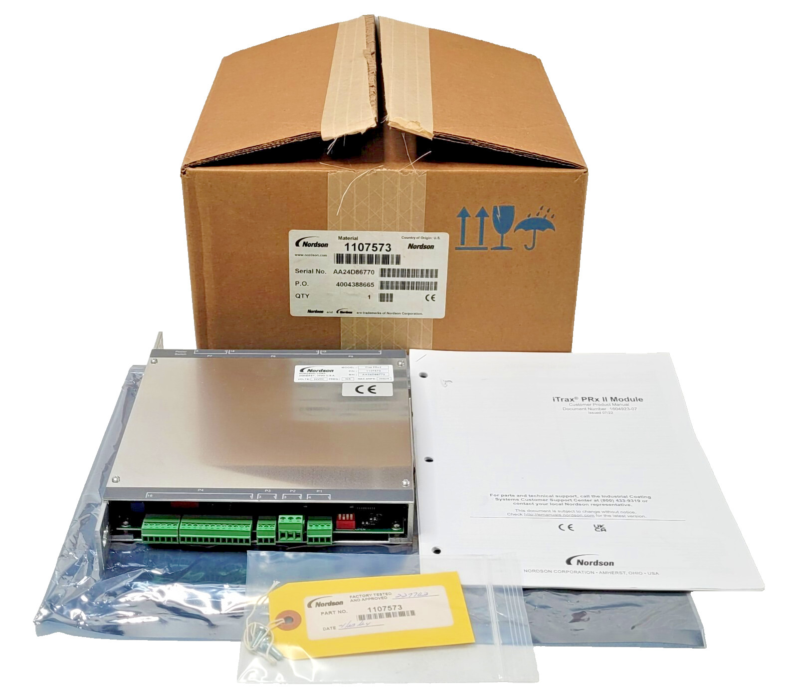 Nordson iTrax PRx II Control Module 1107573 BRAND NEW